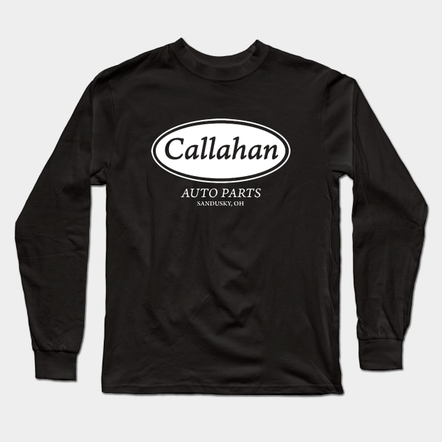 Tommy Boy Callahan Auto Parts Long Sleeve T-Shirt by Esliger